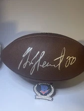 Garrison Hearst  Signed Football  Beckett COA
