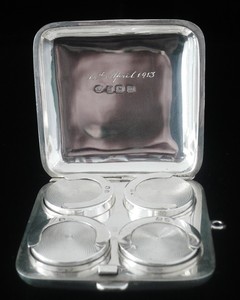 Four-Compartment-Silver-Sovereign-Case-Birmingham-1911-Robert-Chandler
