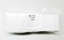 100 Zip Seal Lock Bags 2x12 Clear 2 mil Zip Slide Baggies 2 x 12" Long Poly Bag