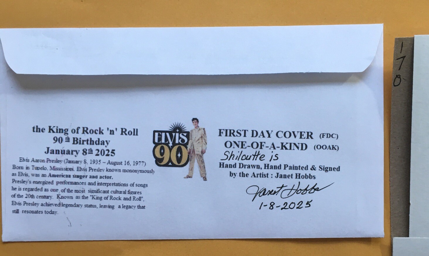 C-170 Elvis Presley 90th Birthday Hand Drawn OOAK | eBay