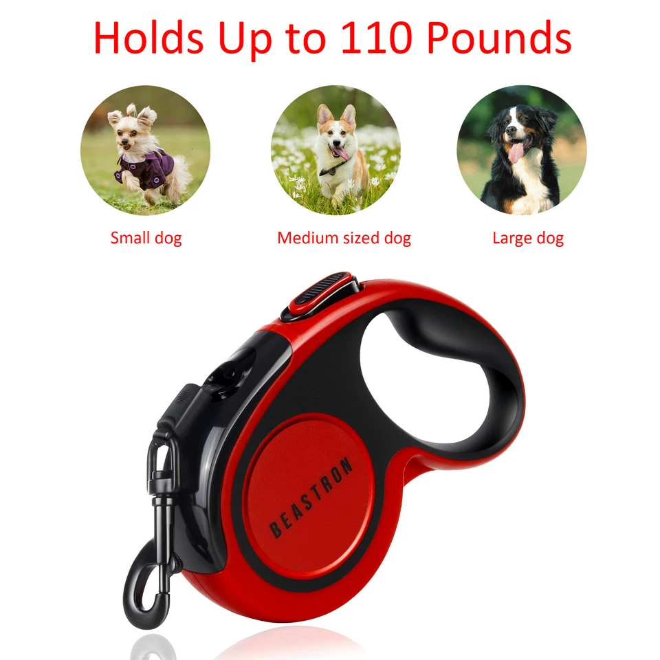 NEW Beastron Heavy Duty Retractable Dog Leash 16' Tangle-Free Best Selling - Image 4 of 4