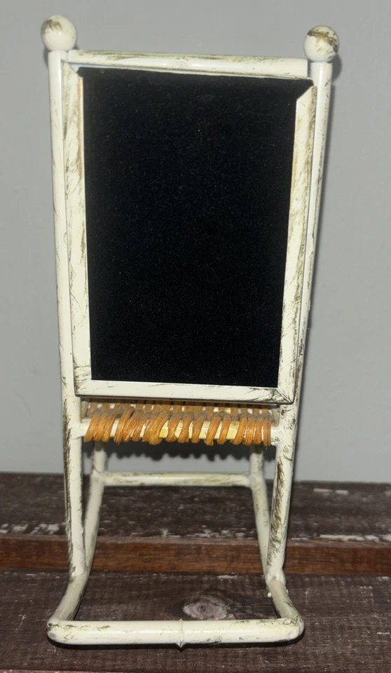 Iron Distressed Picture Frame Country Style Rocking Chair Rustic Item#200 - Image 3 of 4