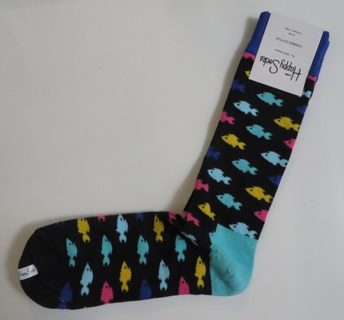 Happy Socks Men's Classic Crew Sock, Shoe Size 10 - 13 Soft Cotton 1 Pack - Picture 435 of 505