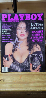 VINTAGE PLAYBOY MARCH 1989 LA TOYA JACKSON EXCELLENT CONDITION