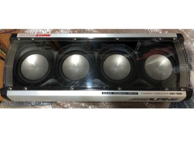 【mercyさま専用】車載用サブウーファー350W アルパインSWE-1900 Good Condition 2001 ALPINE SWE-1900 Powered Subwoofer 350W