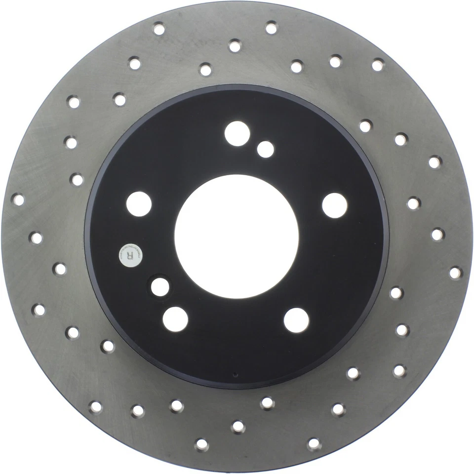 Rear PAIR Stoptech Disc Brake Rotor for 1998-2004 Mercedes-Benz SLK230 (45789) - Image 2 of 4