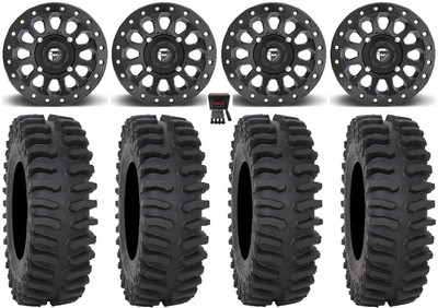 Fuel Vector Beadlock 15'' Wheels 30'' XT400 Tires Can-Am Defender