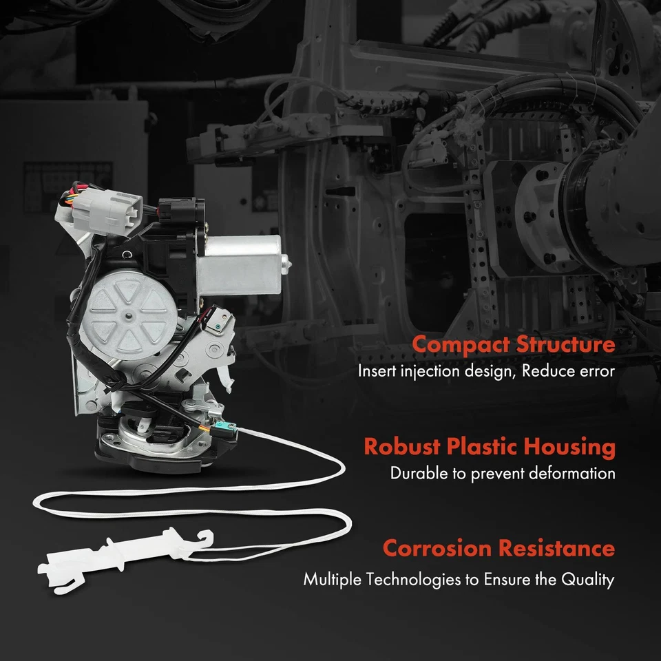 2x Left & Right Lower Door Lock Actuator for Toyota Land Cruiser 2018-2021 5.7L - Image 4 of 4