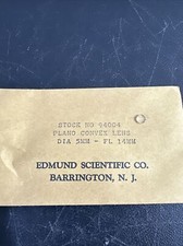 Edmund Scientific Plano Convex Lens DIA 5MM- FL 14MM