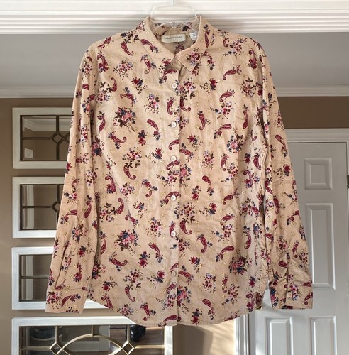 SHEIN LUNE Romantic Pink Floral Print Women's Shirt SHEIN A
