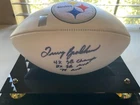 Terry Bradshaw NFL Pittsburgh Steelers Signed White Panel Football W/ 3 INSCRIPT