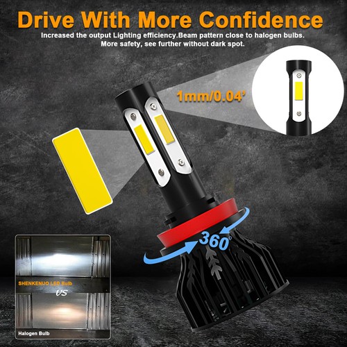 For Dodge RAM 1500 2019 2020 - 6x Front LED Headlight Hi/Lo +Fog Light Bulbs K9 - Picture 4 of 17