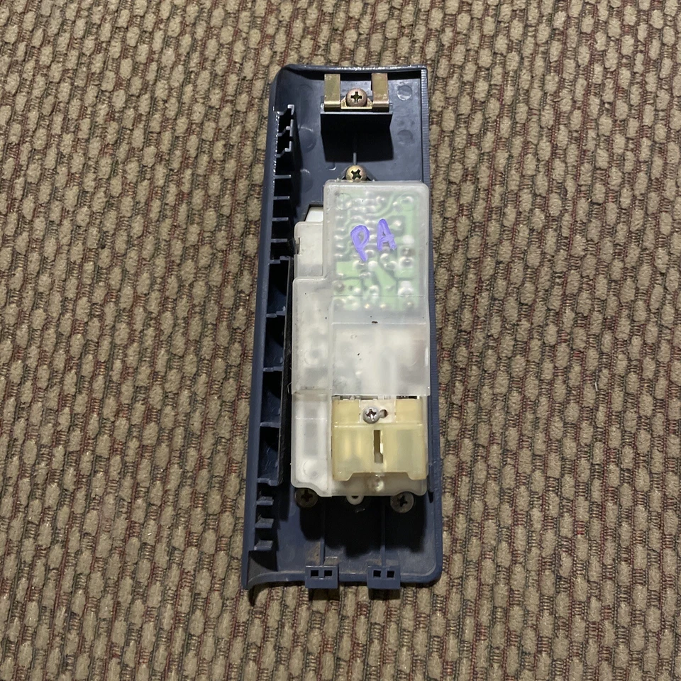 Interruptor de ventana principal Mitsubishi Expo LVR 1992-1994 azul OEM Foto 3 de 4