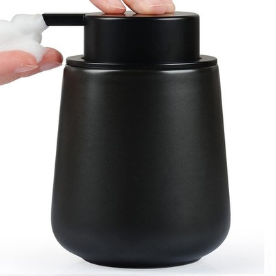 Ceramic Foaming Soap Dispenser - 12Oz Bathroom Countertop Kitchen Dish Soap P...