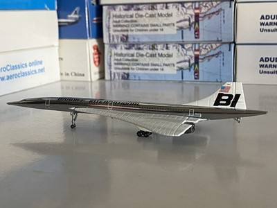 Jet-X Braniff International Concorde 1:400 N94FB JXM139B Chrome Exclusive