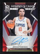 2018-19 Panini Spectra Rising Stars Signatures 23/75 Jerome Robinson Auto 7zf