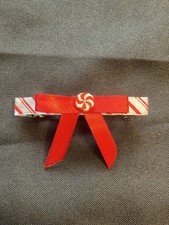 Handmade barrette, Peppermint, perfect for Ch...