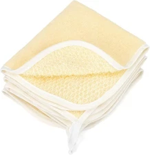 Exfoliating Body Scrubber Wash Cloths 3 Pack Loofah Face and Body Scrub Towel