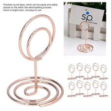10pcs Table Number Holder Convenient Practical Round Base Reliable Durable