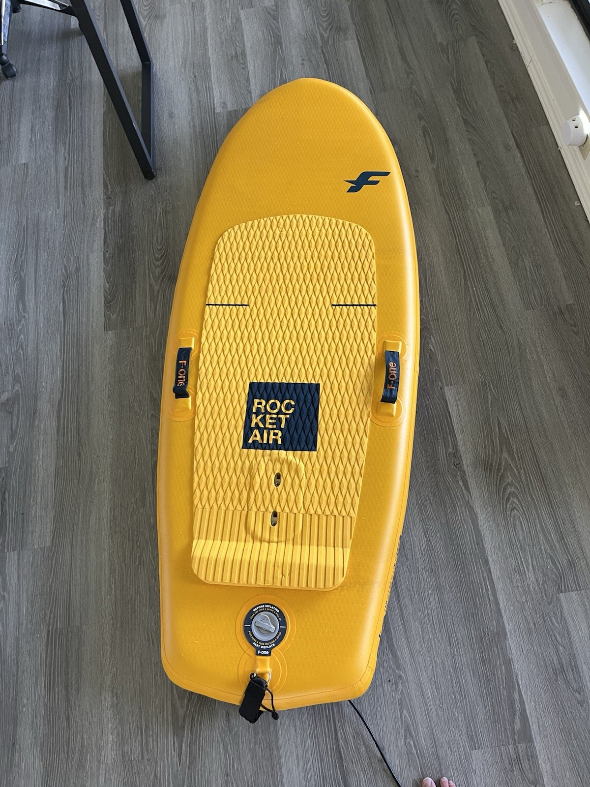 F-One Rocket Air Inflatable Foil Board - Inflatable Board 6’ 6” - Includes Pump