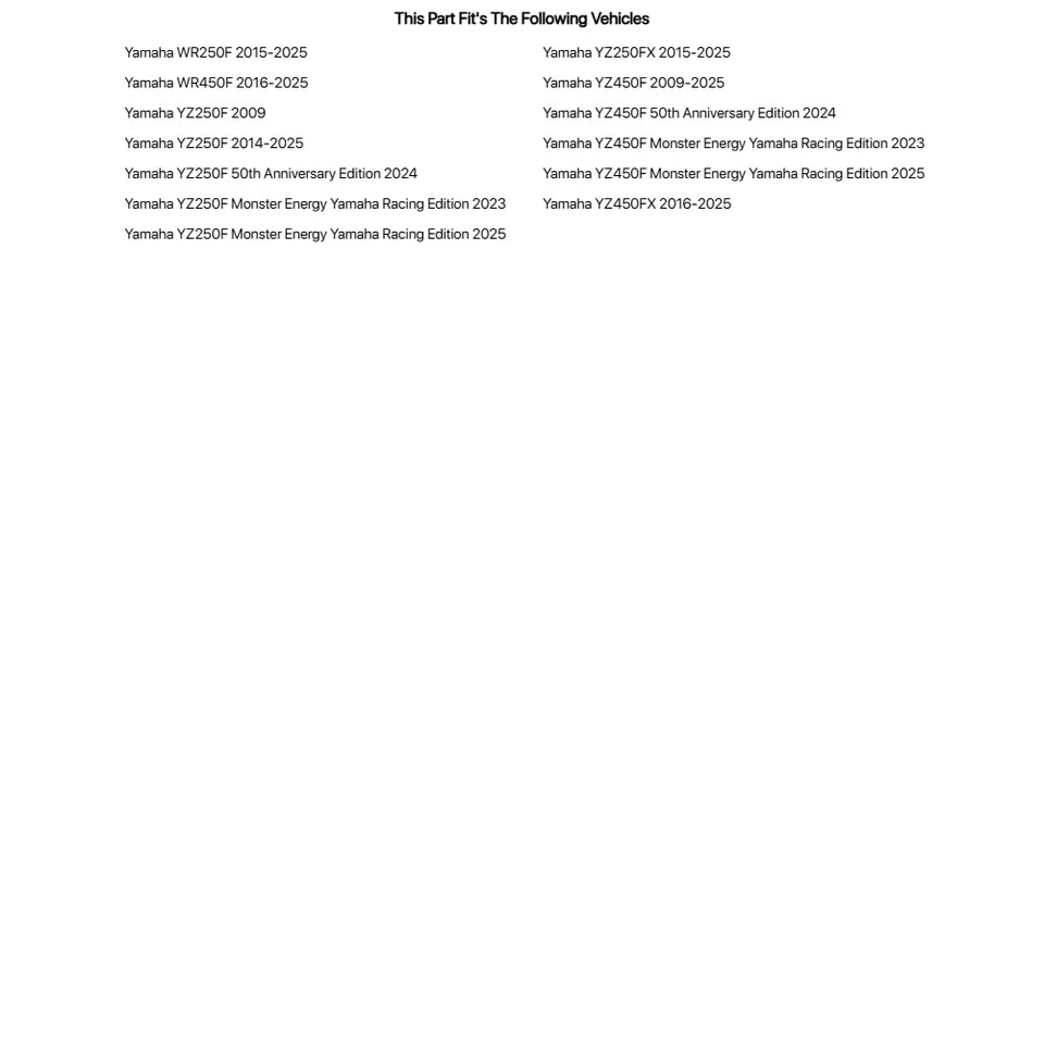 图斯克联动轴承套件适用于雅马哈 YZ250F 2009,2014 - 2023 — 第 2/4 张图片