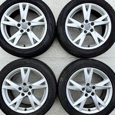 Genuine Audi A4 B8 B9 17" Alloy Wheels 225 50 Tyres 5 Spoke 8W0601025K