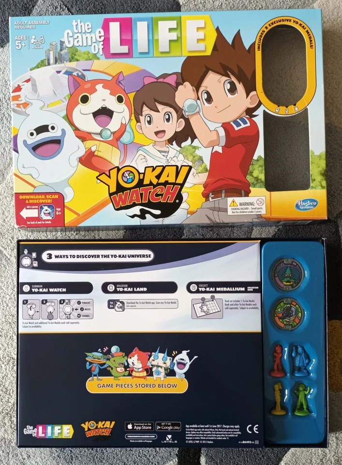 YOKAI WATCH - The Game of Life - Board Game - with Working Yokai Watch  - VGC - Image 4 of 4