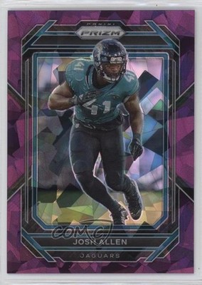 2022 Panini Prizm Purple Ice Prizm 133/225 Josh Hines-Allen Josh Allen #136 12yh