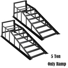 2-pack 5 Ton Steel Car Ramps-heavy Duty Truck Service Ramp Lift Car Jack Lift