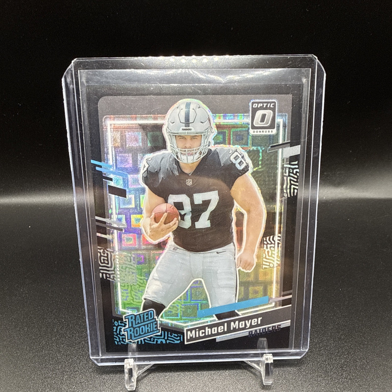 2023 Panini Donruss - Rated Rookie Michael Mayer OpticBlack Pandora Prizm /25
