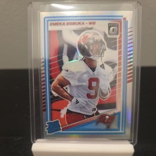 2025 Panini Donruss -Rated Rookie Emeka Egbuka #375 Optic Preview Holo Prizm(RC)