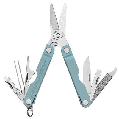 Leatherman Micra Pocket Friendly 10 in 1 Lightweight Multitool, Stainless Arctic