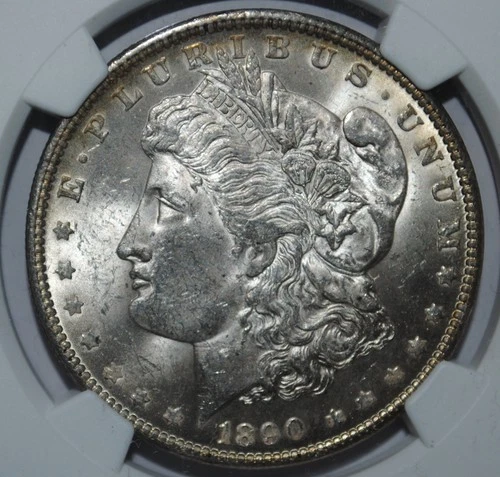 1890 Morgan Dollar NGC MS62