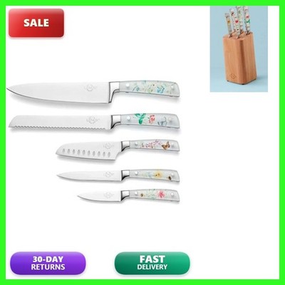 Butterfly Meadow 6-Piece 894804 Block 6 Pack White Knife Set
