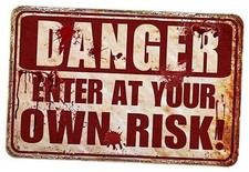 Halloween Decorations Outdoor Scary Metal Sign Halloween Bloody Horror Multi