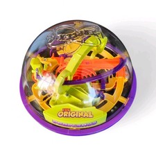 Perplexus 3D Maze Puzzle Ball Plastic Multicolor Purple Yellow Orange