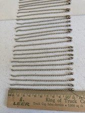 Ball Bead Chains with Connectors for Key Chains DIY Crafts, 35pcs. Silver Color