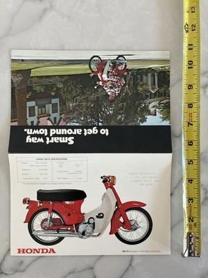 Original 1970 Honda CM-70 Sales Brochure - RARE | eBay