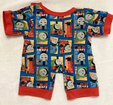 Pijama Thomas The Train Build A Bear con motor tanque de una pieza 2018 BAB