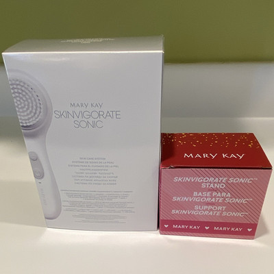 Mary Kay Skinvigorate Sonic Wireless Electric Facial Cleansing Brush w/ Stand