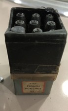 1 NOS 1/8 Inch Steel Number Stamp Punch Figure Set Numbered Machinist UNBRANDED