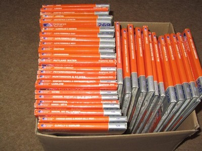 OS Ordnance Survey  Explorer maps - large collection - very good condition