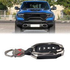 Key Fob Cover Protector Case Black For Dodge Ram 1500 2019-2024 Key Fob Cover Protector Case Black For Dodge Ram 1500 2019-2024