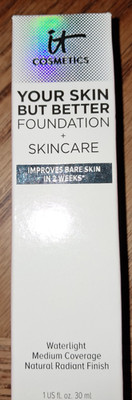 It Cosmetics Your Skin But Better Foundation & Skin Care Improves Bare Skin 2 Wk