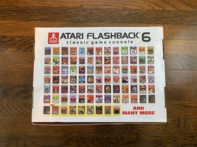 Atari Flashback 6 Classic Game Console Model AR2680 100 Games Open Box