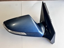 GENUINE HYUNDAI I40 2015 DRIVER SIDE WING MIRROR BLUE E4023588