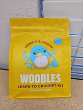 NEW The Woobles Pierre the Penguin Crochet Kit Hook Beginners Yarn Craft u