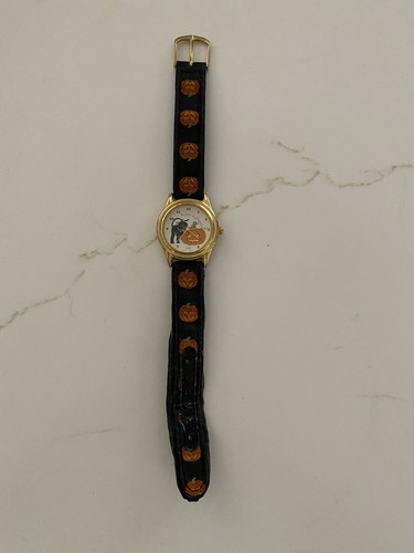 Vintage Halloween Armbanduhr - ungetestet klein - Bild 1 von 6