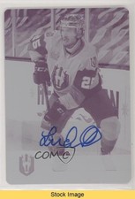 2020 AHL Printing Plate Magenta Achievements 1/1 Lucas Elvenes #62 Auto READ 0c3