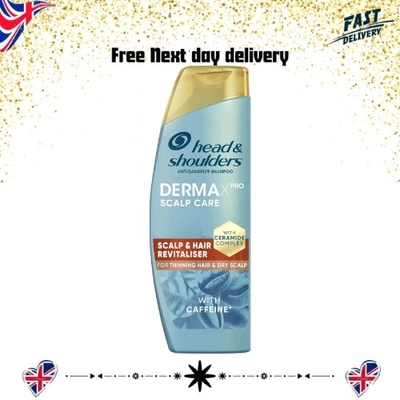 Head & Shoulders DermaXPRO Anti-Dandruff Shampoo Scalp & Hair Revitaliser 300ml